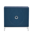 Mobile Contenitore in Legno Impiallacciato con Gambe in Metallo