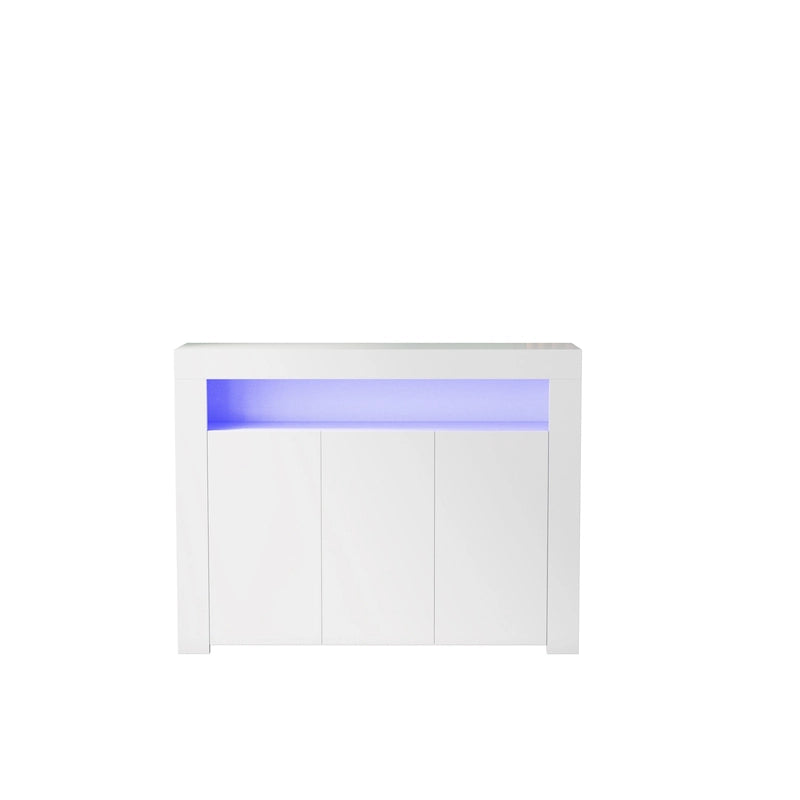 Madia con Luci a LED e 3 Ante