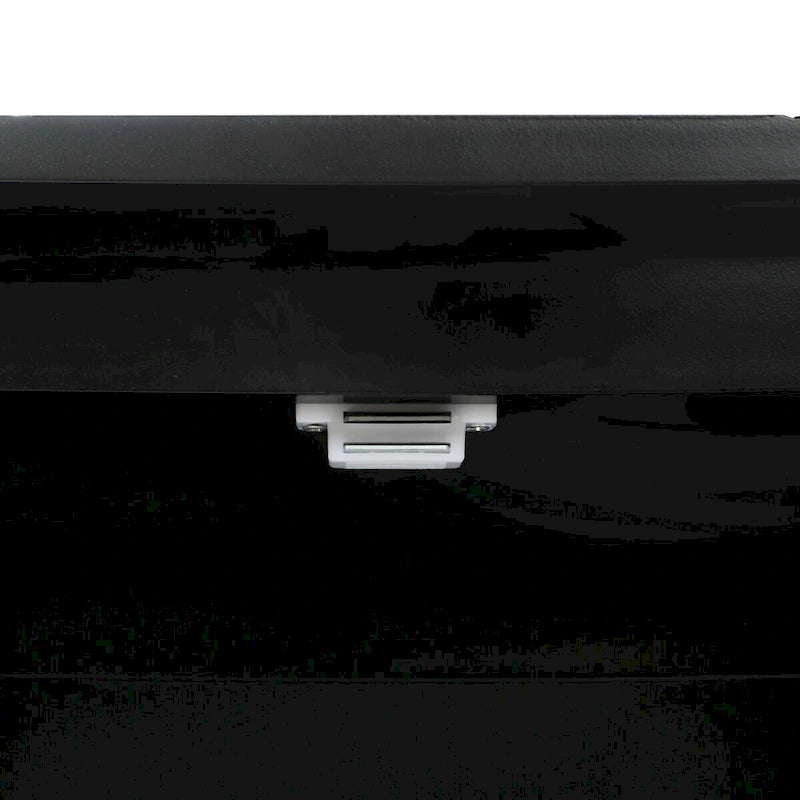 Mobiletto a 2 ante con inserti in legno