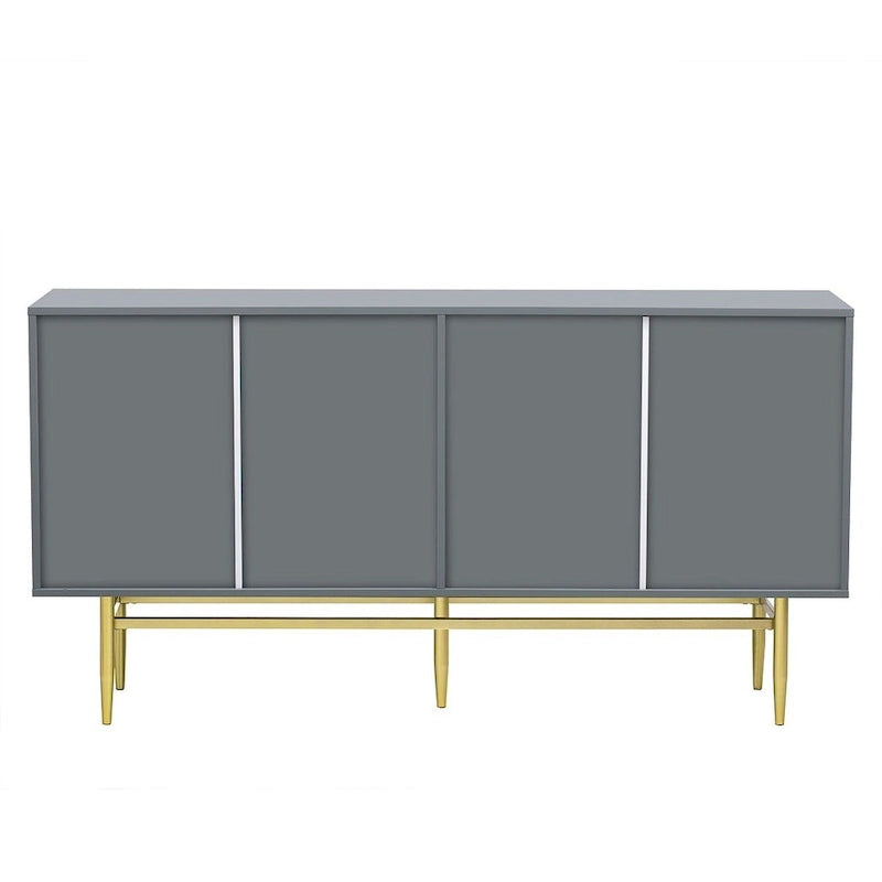 Credenza a buffet a 4 ante da 60" con ripiani regolabili