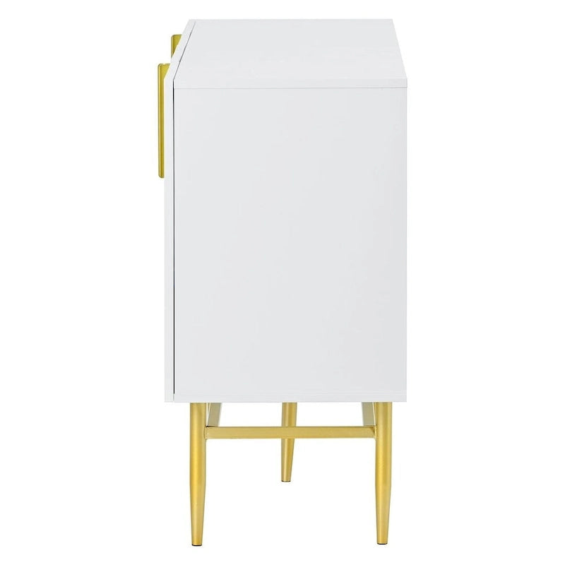 Credenza a buffet a 4 ante da 60" con ripiani regolabili