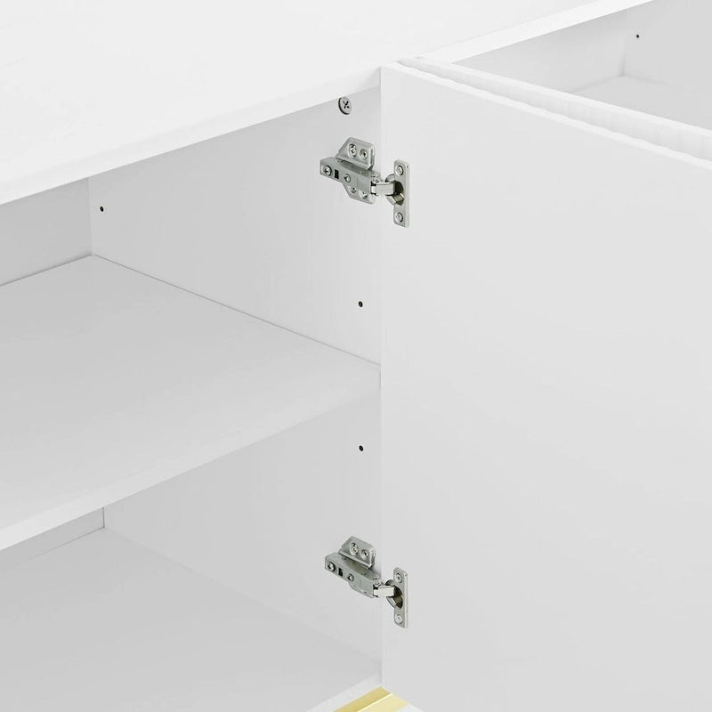 Credenza a buffet a 4 ante da 60" con ripiani regolabili