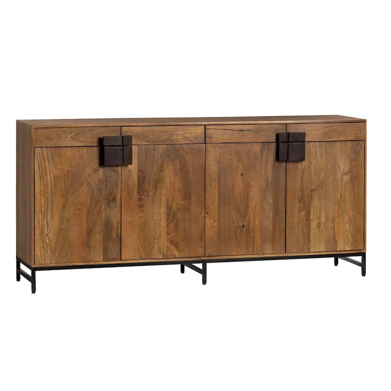 Madia a 4 cassetti da 193 cm, marrone