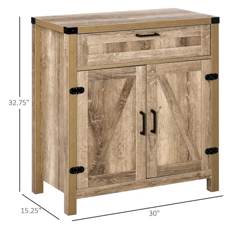 Credenza a buffet con cassetto e ripiano regolabile