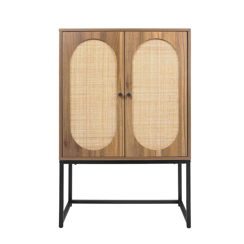 Armadietto portaoggetti da terra con ripiani regolabili - 26,78" x 15,75" x 41,23"H