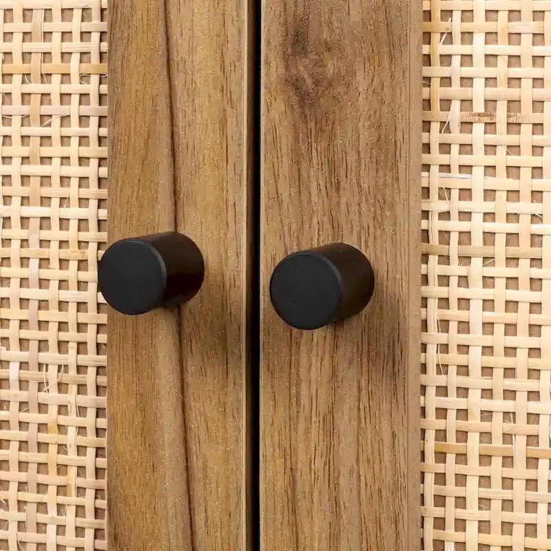Armadietto portaoggetti da terra con ripiani regolabili - 26,78" x 15,75" x 41,23"H
