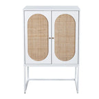 Armadietto portaoggetti da terra con ripiani regolabili - 26,78" x 15,75" x 41,23"H