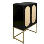 Armadietto portaoggetti da terra con ripiani regolabili - 26,78" x 15,75" x 41,23"H