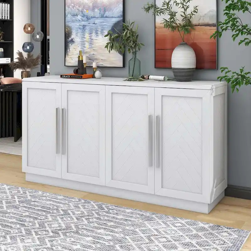 Credenza a buffet da 60" con ripiani regolabili