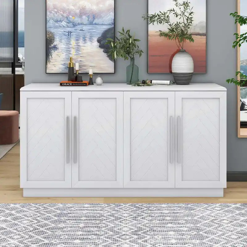 Credenza a buffet da 60" con ripiani regolabili