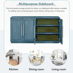 Credenza a buffet da 60" con ripiani regolabili
