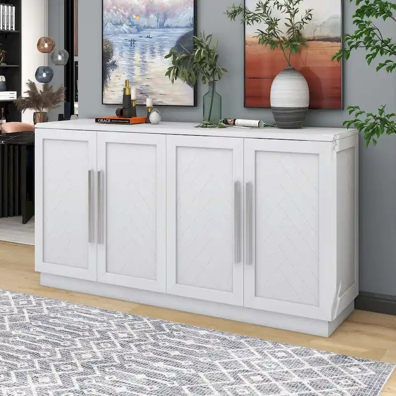 Credenza a buffet da 60" con ripiani regolabili