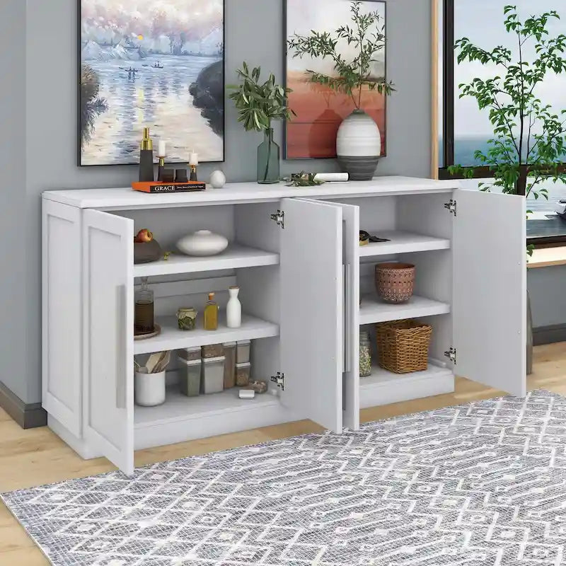Credenza a buffet da 60" con ripiani regolabili
